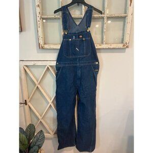 Dickies mens denim overalls size 34x30